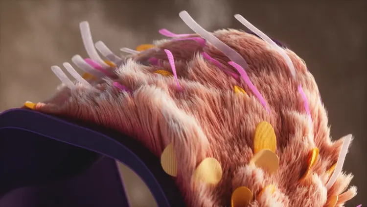 ภาพทดลองพื้นผิวสิ่งทอจากโครงการ Textile Techniques
