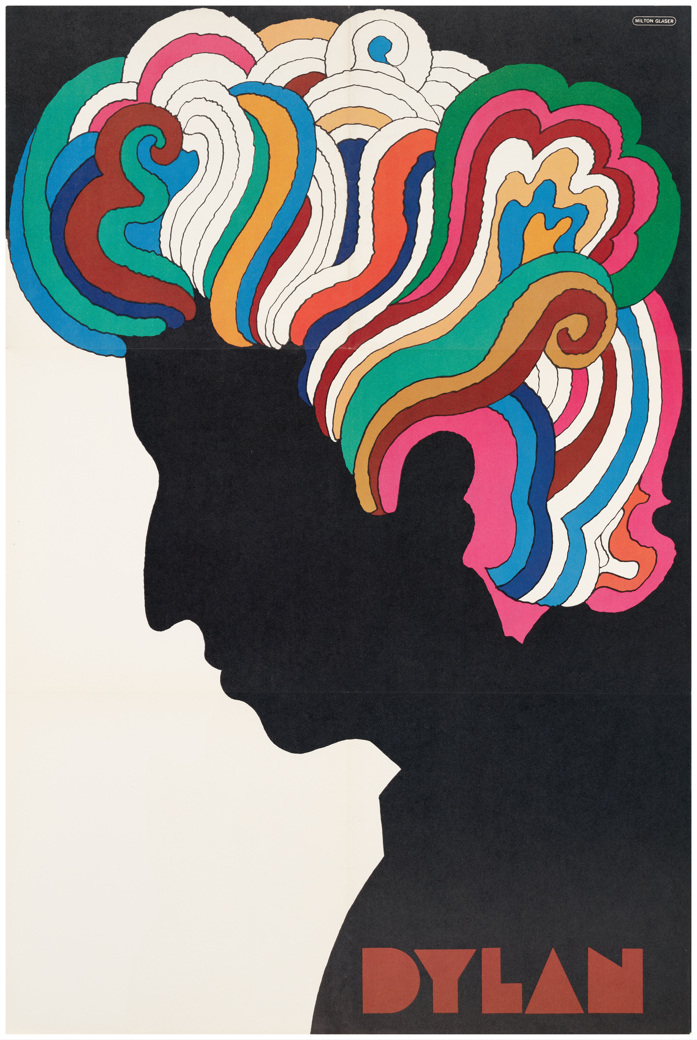 โปสเตอร์ Dylan ผลงาน Milton Glaser ปี 1967