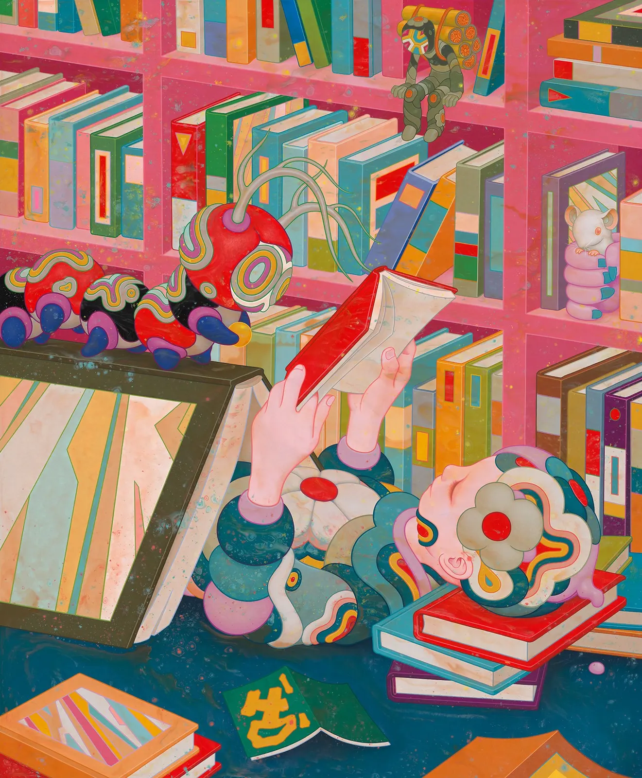 ภาพ Bibliophile II ของ James Jean