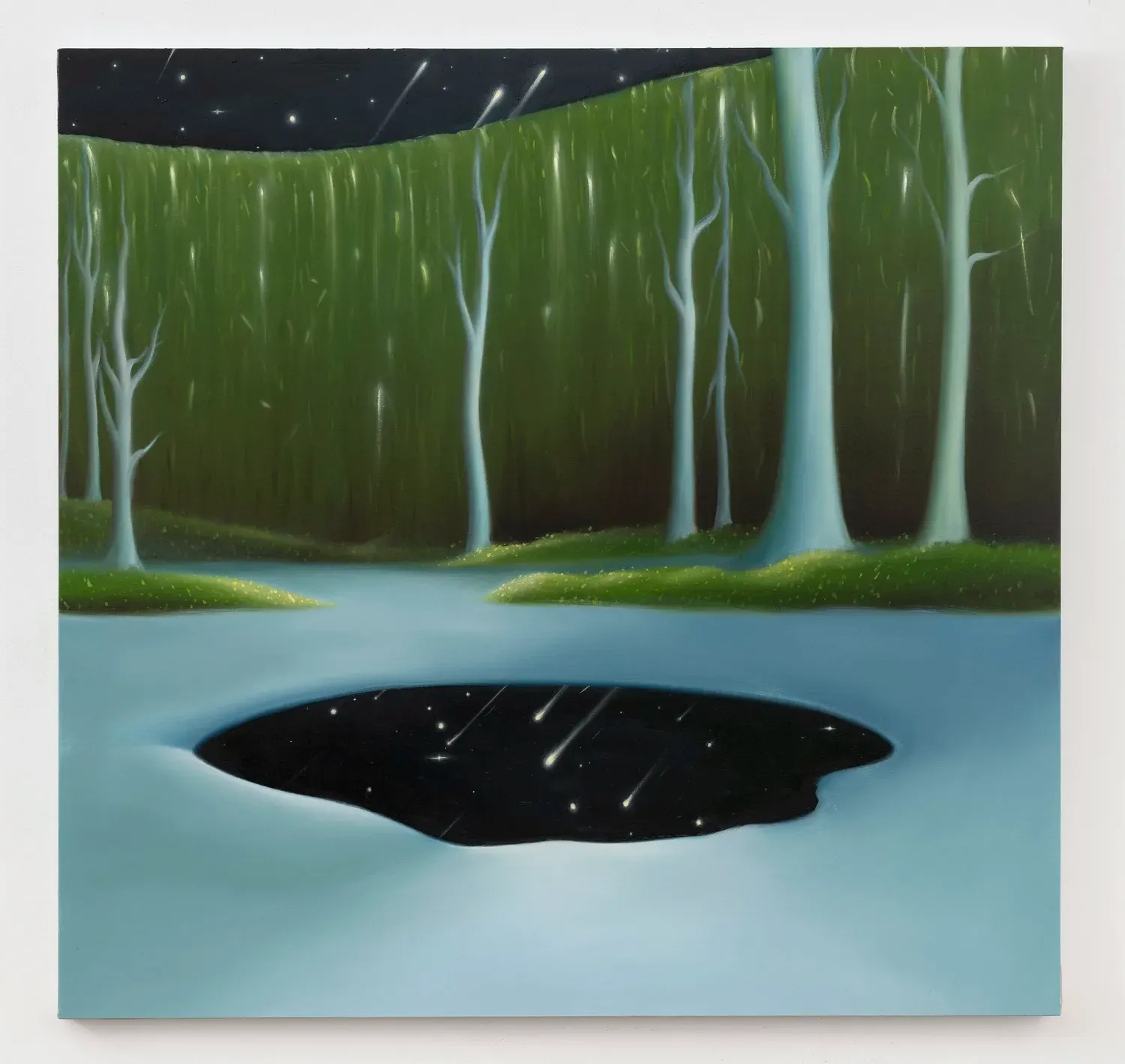 ภาพวาด Among Trees จากผลงานก่อนหน้าของซาราห์ ลี