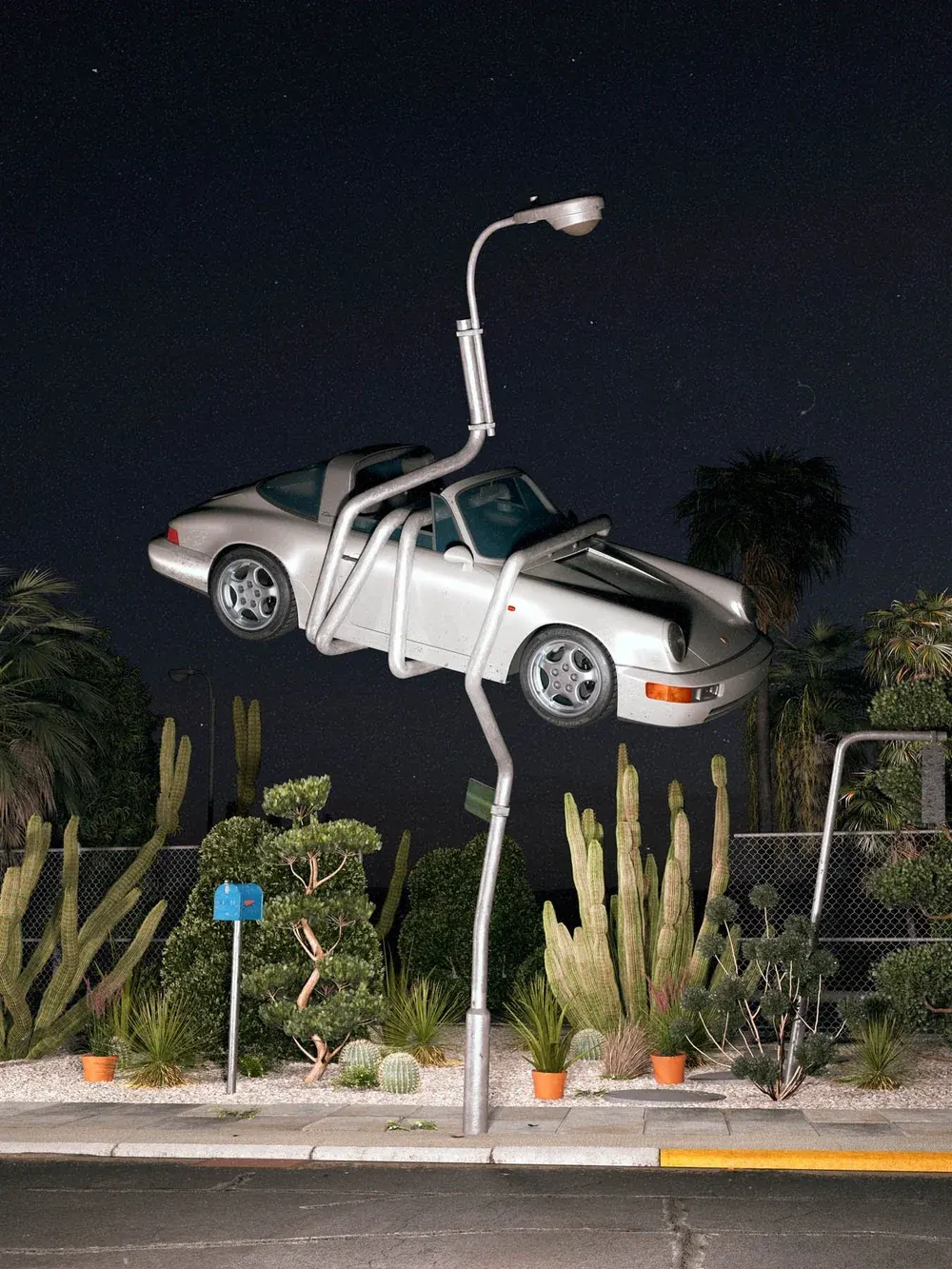 ภาพผลงาน Lamp Post ของ Chris Labrooy