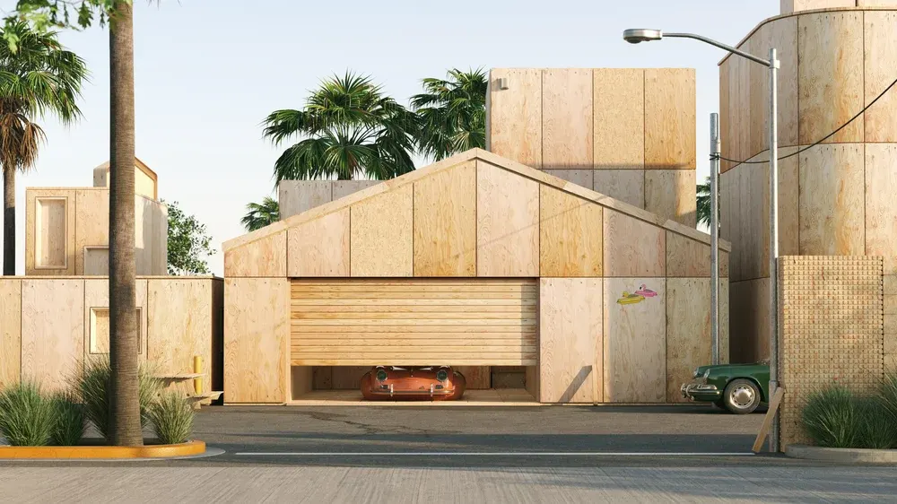 ภาพผลงาน Plywood Paradise ของ Chris Labrooy
