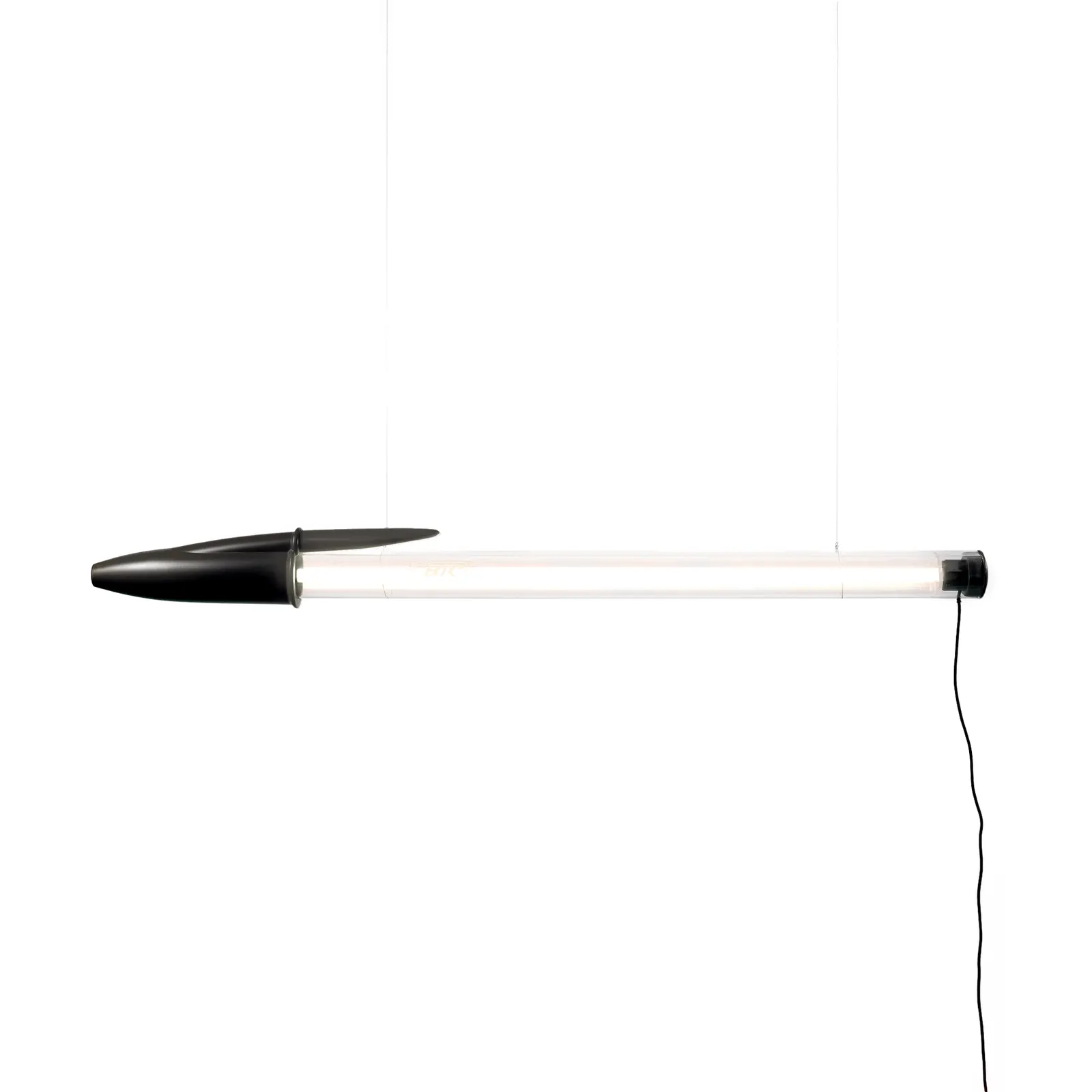 ภาพทางการแสดงโคมไฟปากกา BIC Lamp สีดำอีกมุม