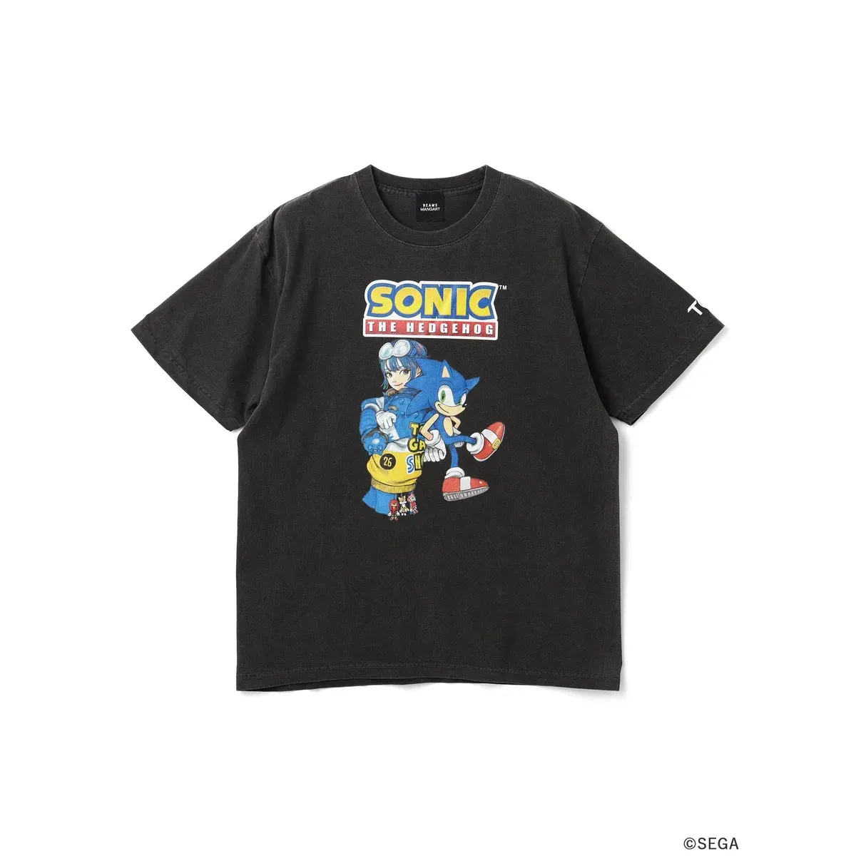 เสื้อยืดลายโซนิคเดอะเฮดจ์ฮ็อกในคอลเล็กชัน GAME ARTeee