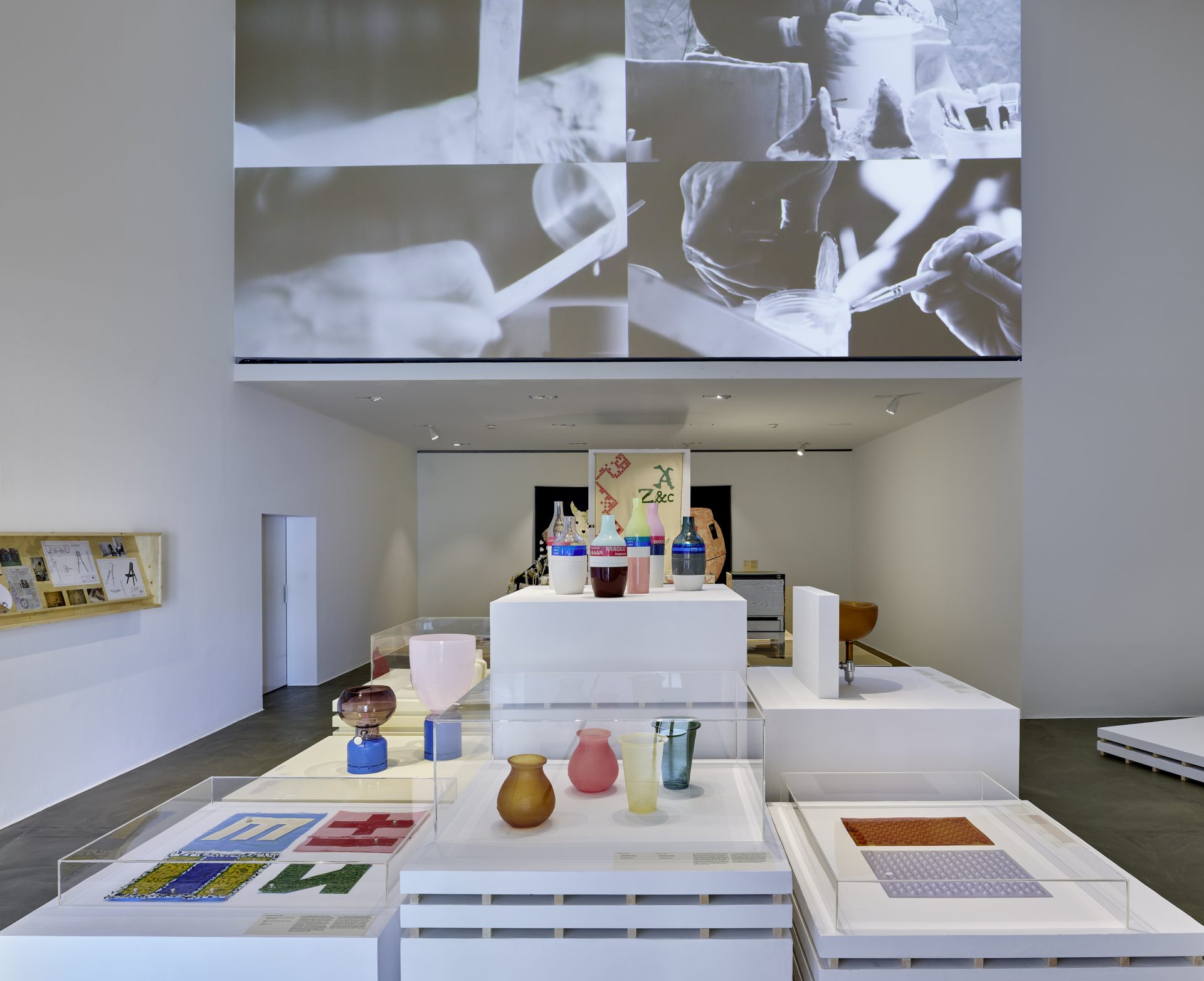Dirty Hands exhibition room — Hella Jongerius, Whispering Things ที่ Vitra Design Museum