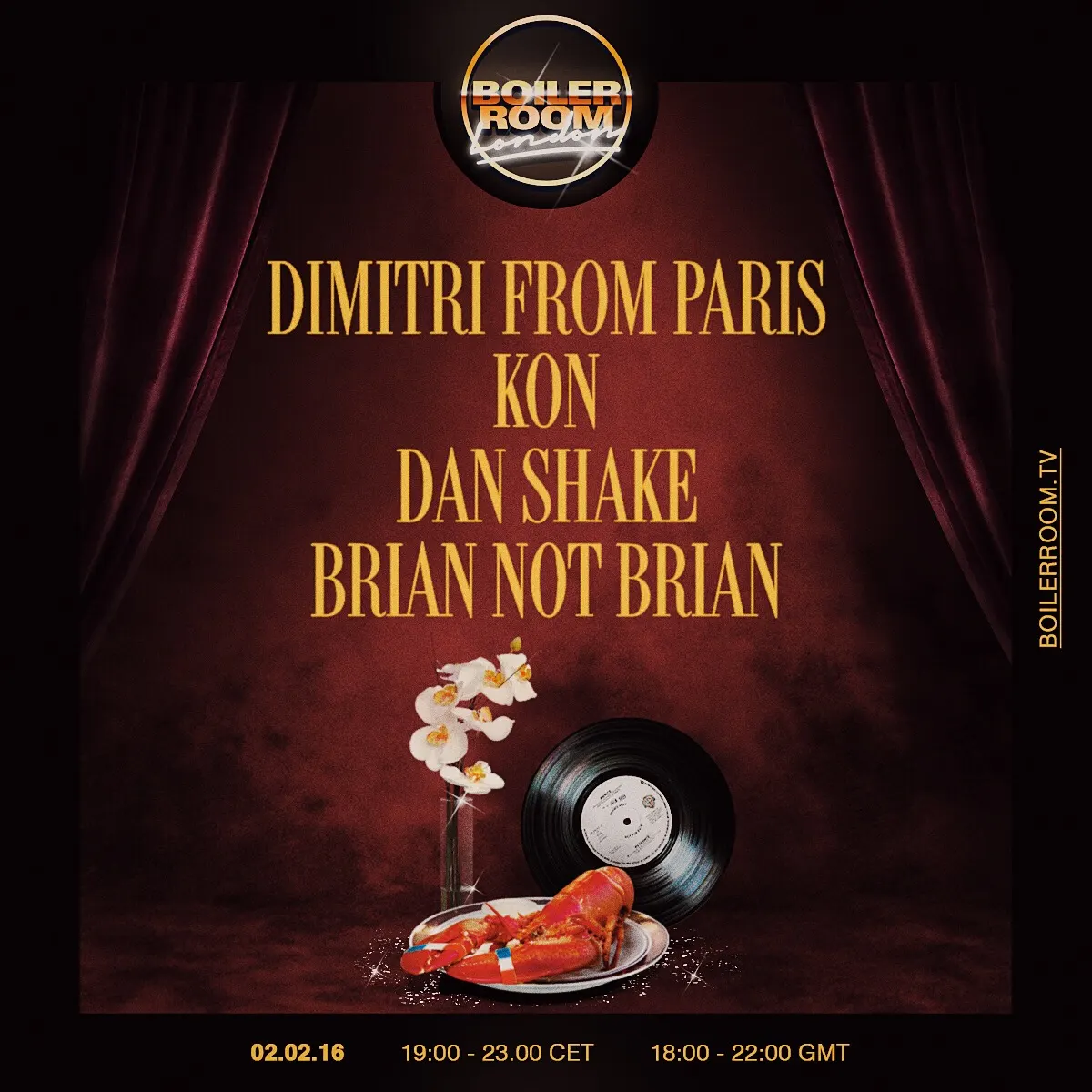 Boiler Room flyer — Mason London