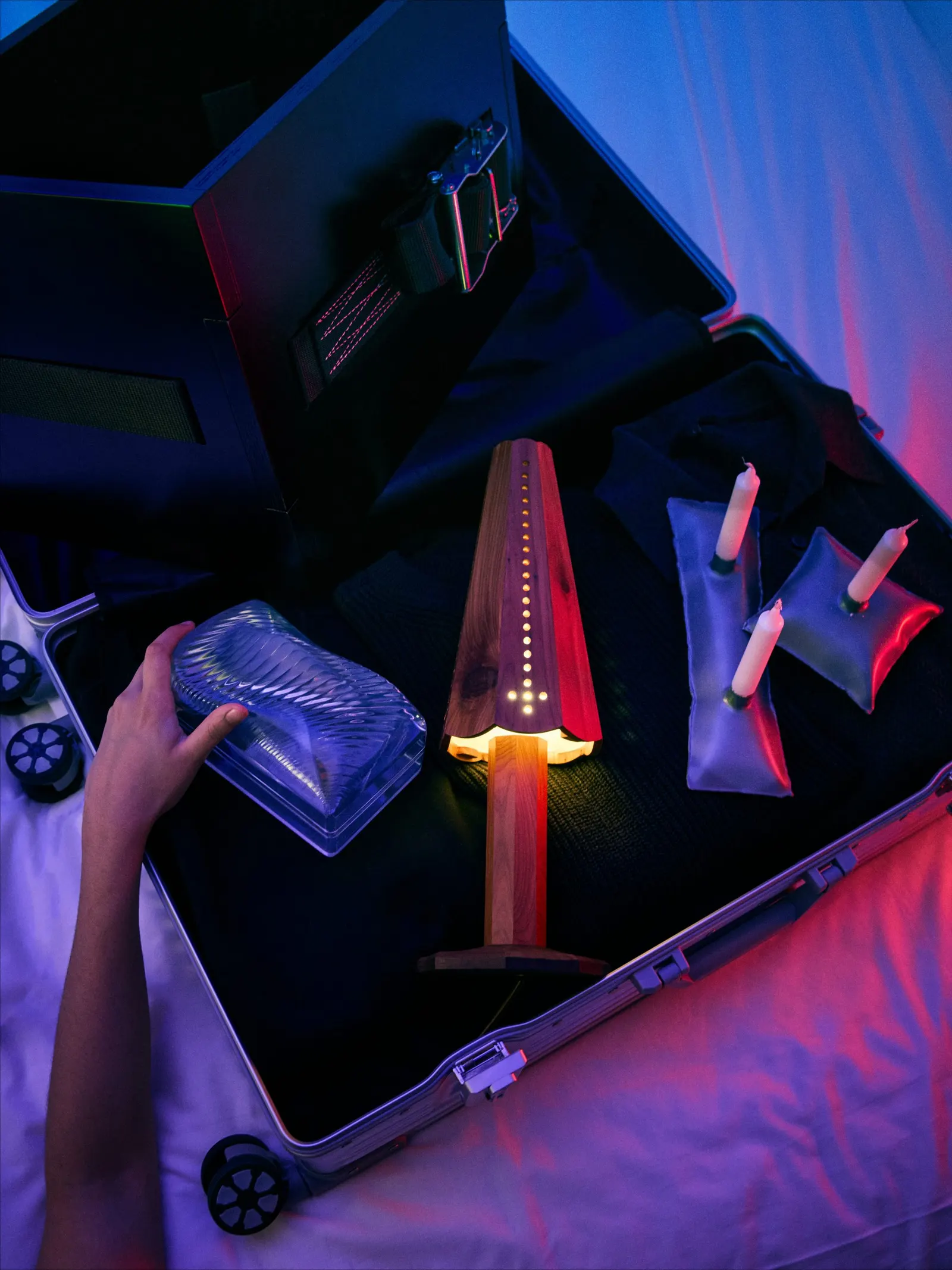 Design objects at One Night Stand exhibition by American Design Club
