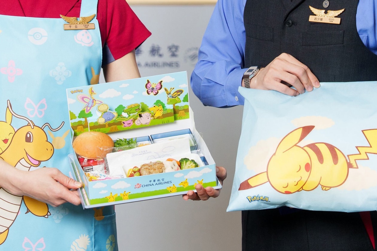 China Airlines Pikachu Jet CI2 Onboard Amenities