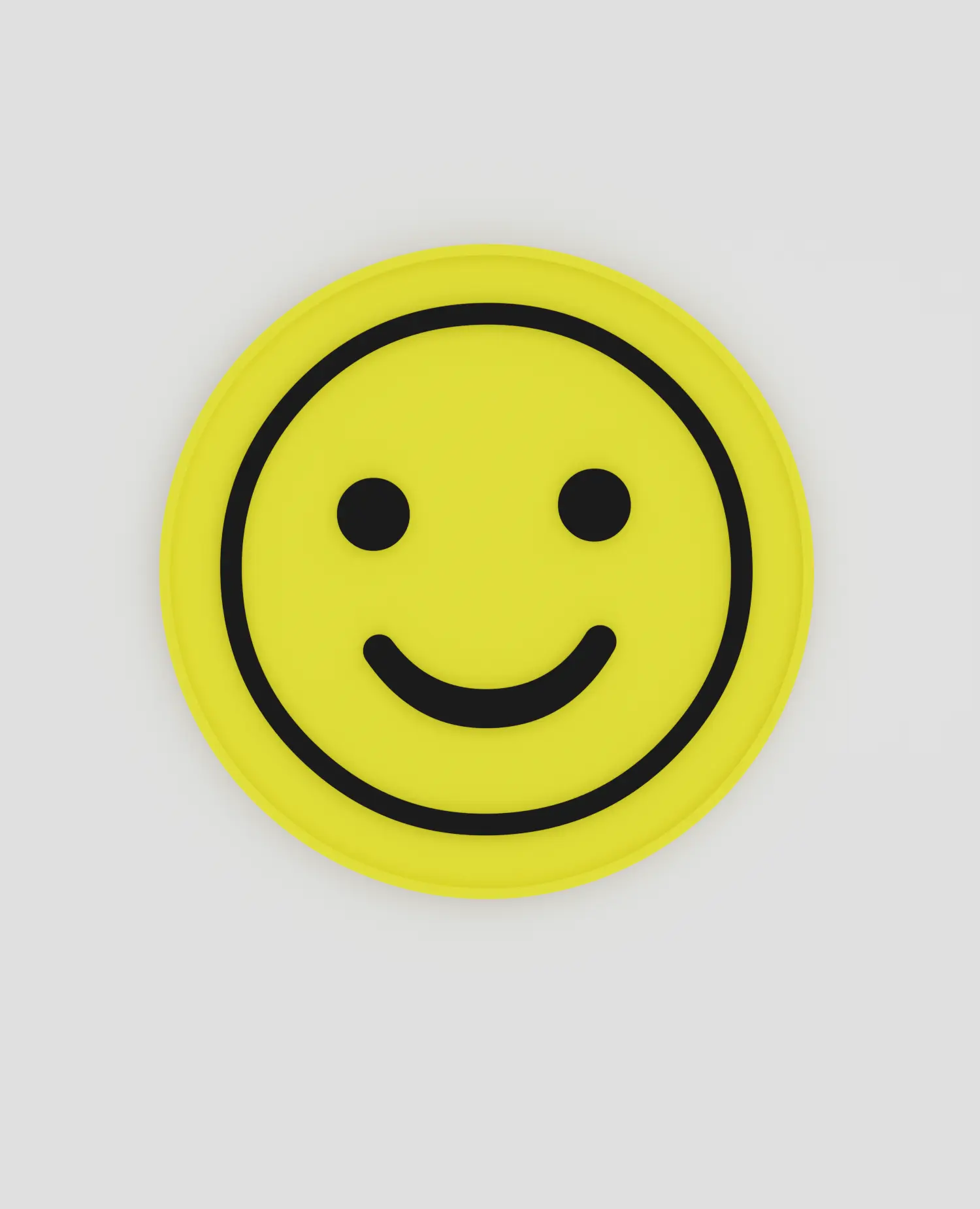 PORTJOLIO Smiley Face coaster