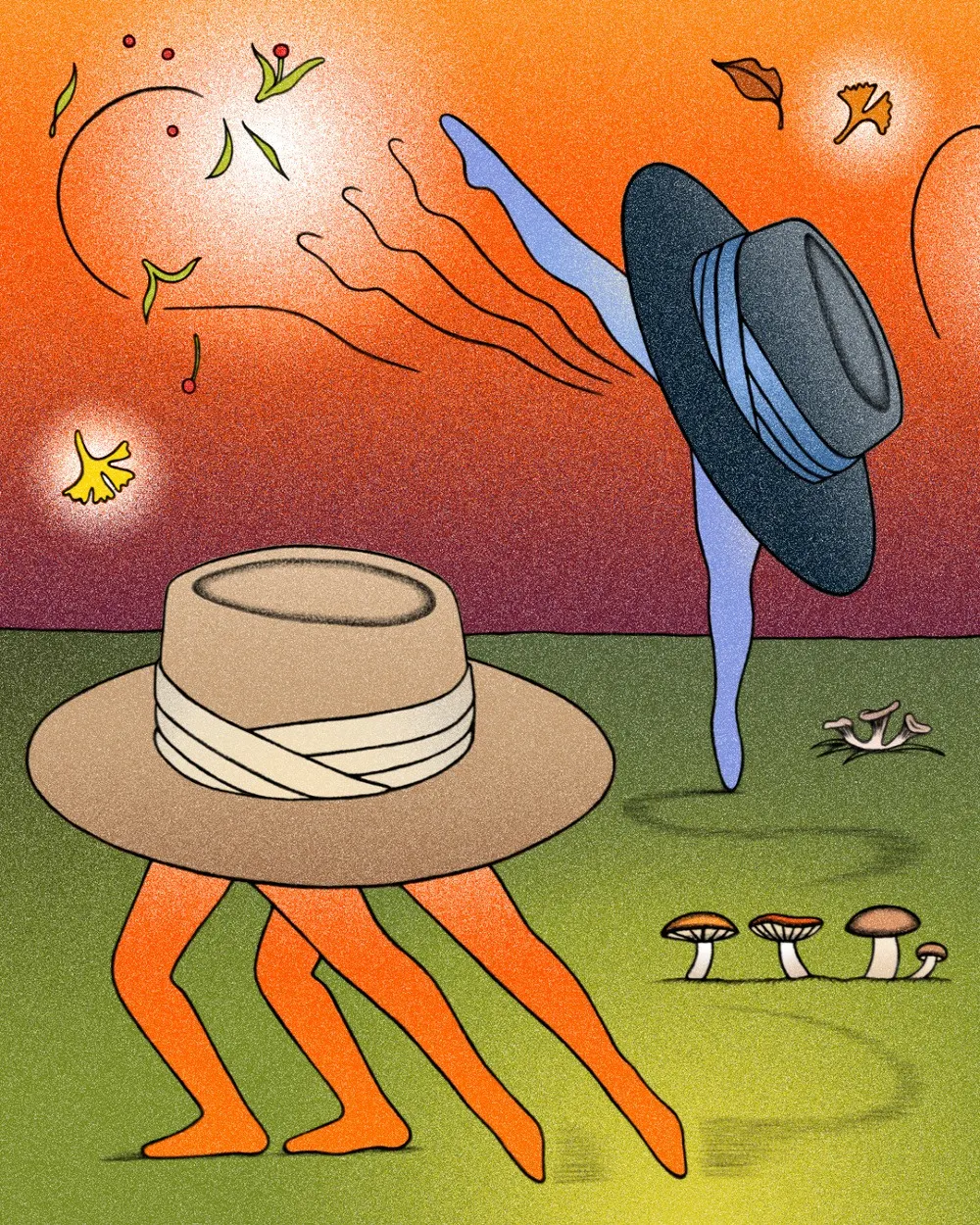 Hermès Interlude — หมวกฟาง โดย Linda Merad 2025