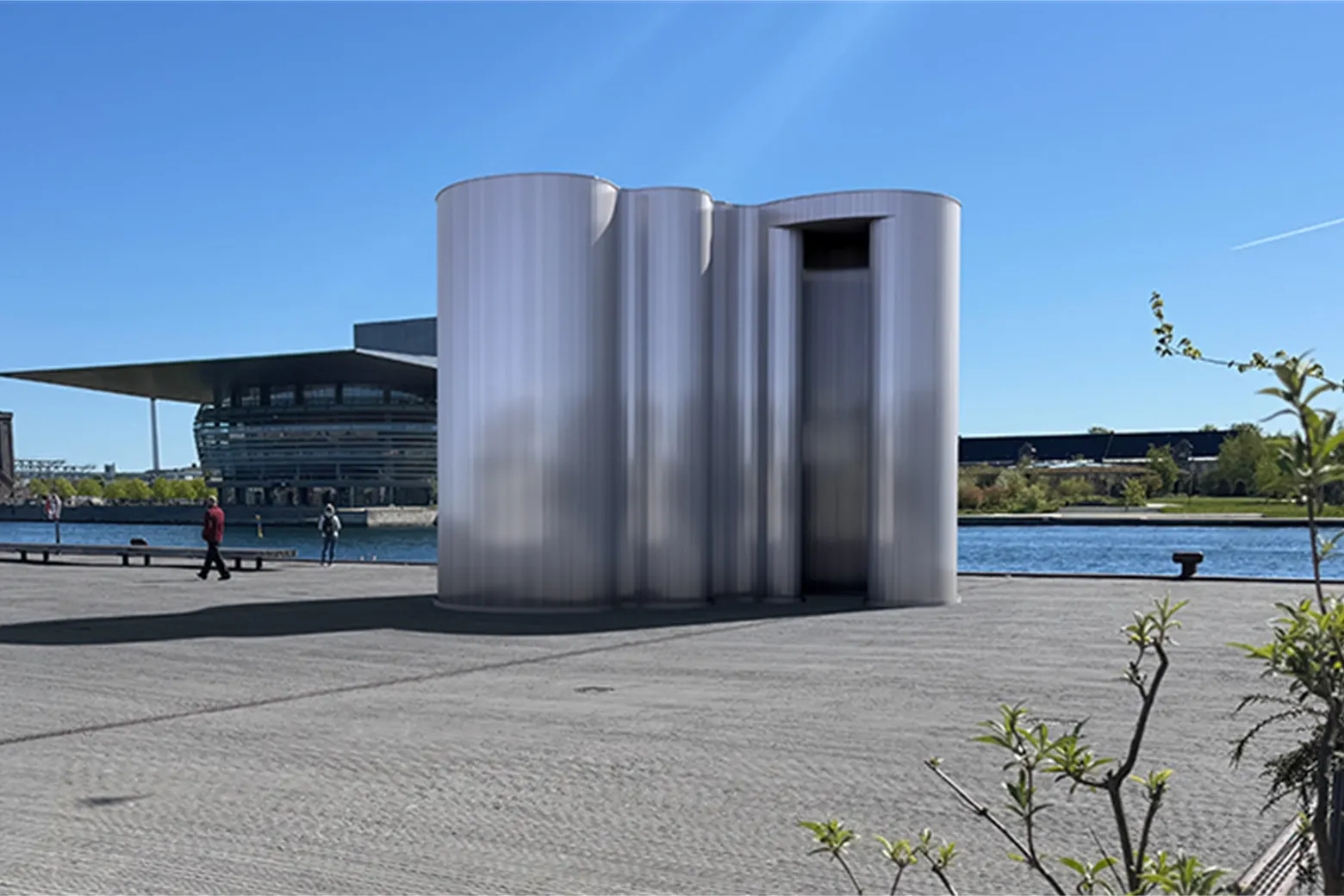 Aalto 90 Pavilion โดย Iittala และ Hydro ที่ Ofelia Plads Copenhagen ระหว่างเทศกาล 3 Days of Design 2026