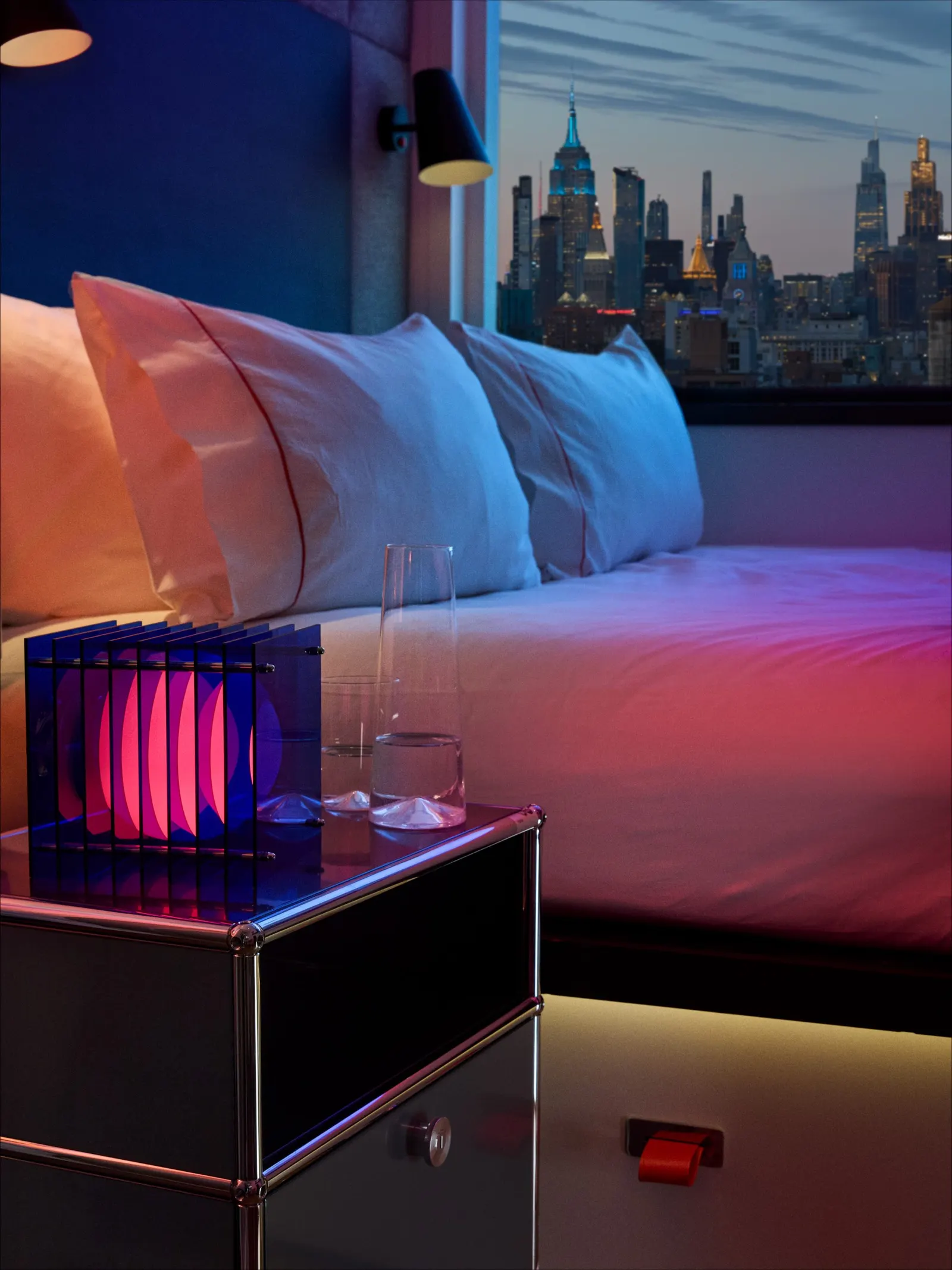 Detail of objects at One Night Stand exhibition citizenM Bowery