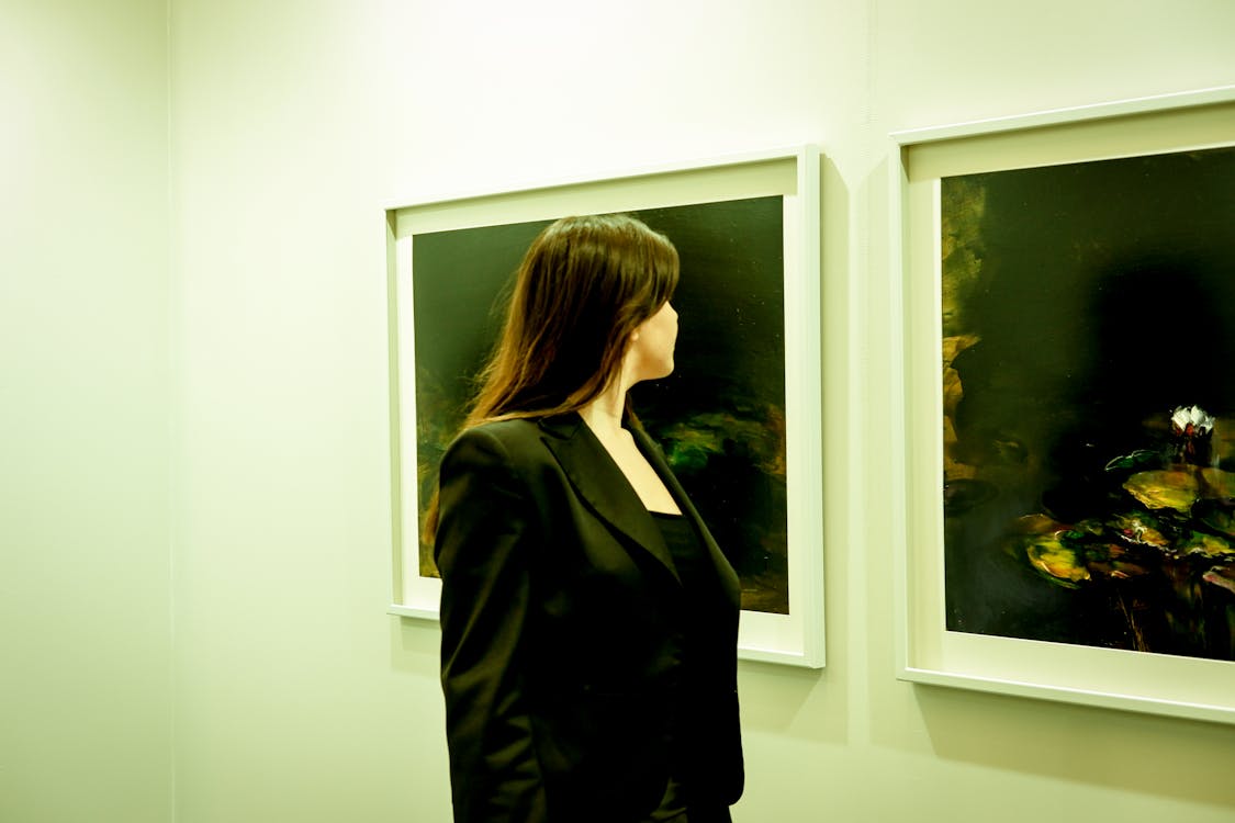 Contemporary art gallery exhibition