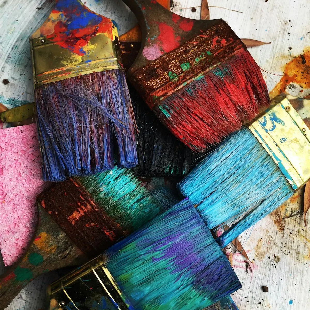 Abstract art painting