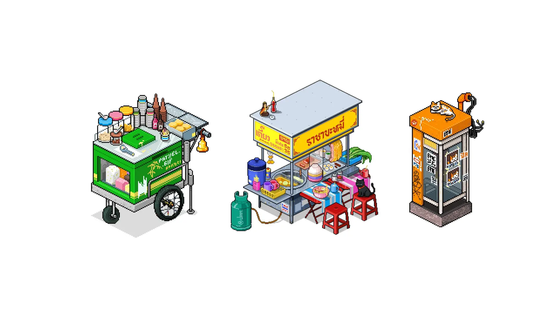 Pixel Art ศิลปะที่น่ารักและมีชีวิตชีวาจาก Patpixels