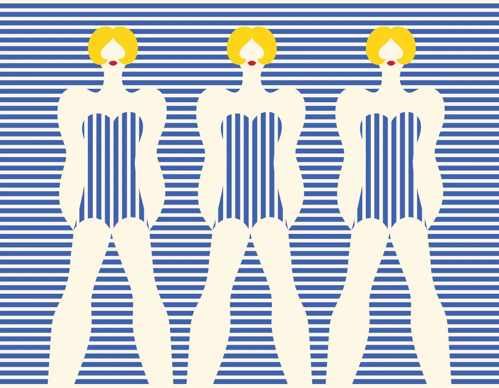 Three Women — Olimpia Zagnoli, neon sculpture