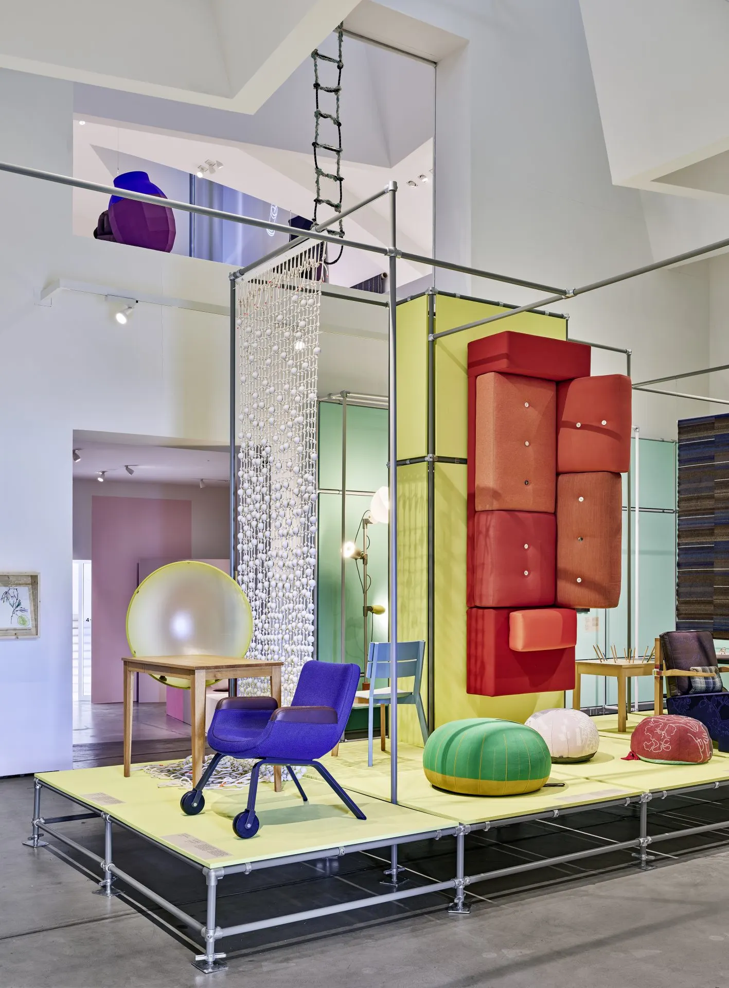 Business Class exhibition room — Hella Jongerius, Whispering Things ที่ Vitra Design Museum