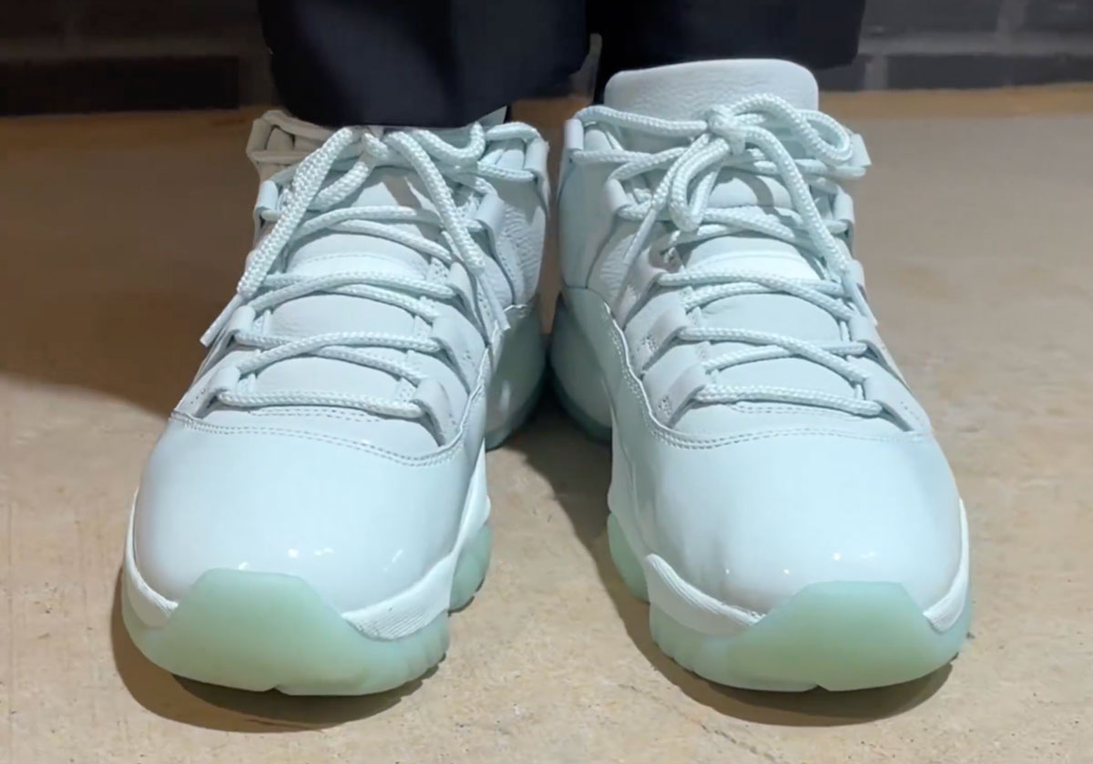 JAIDE x Air Jordan 11 Low Fiberglass - back view