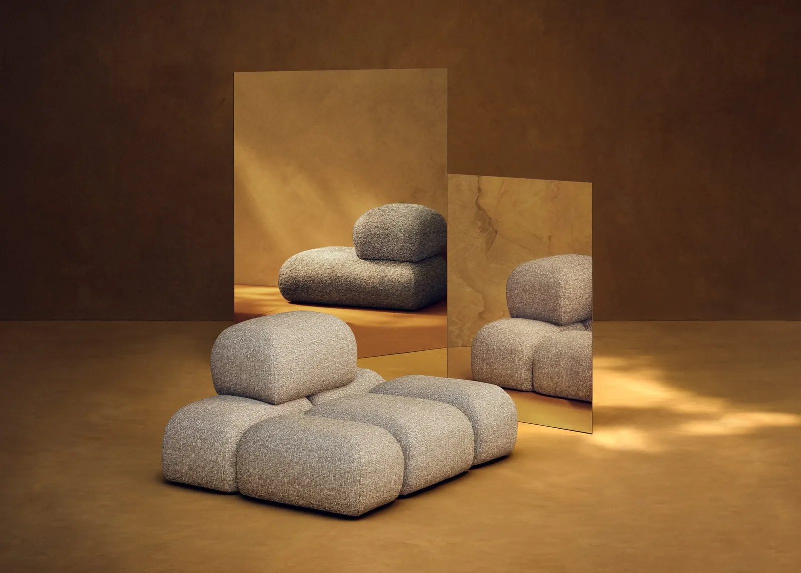Kelly Wearstler x H&M Home modular bouclé sofa