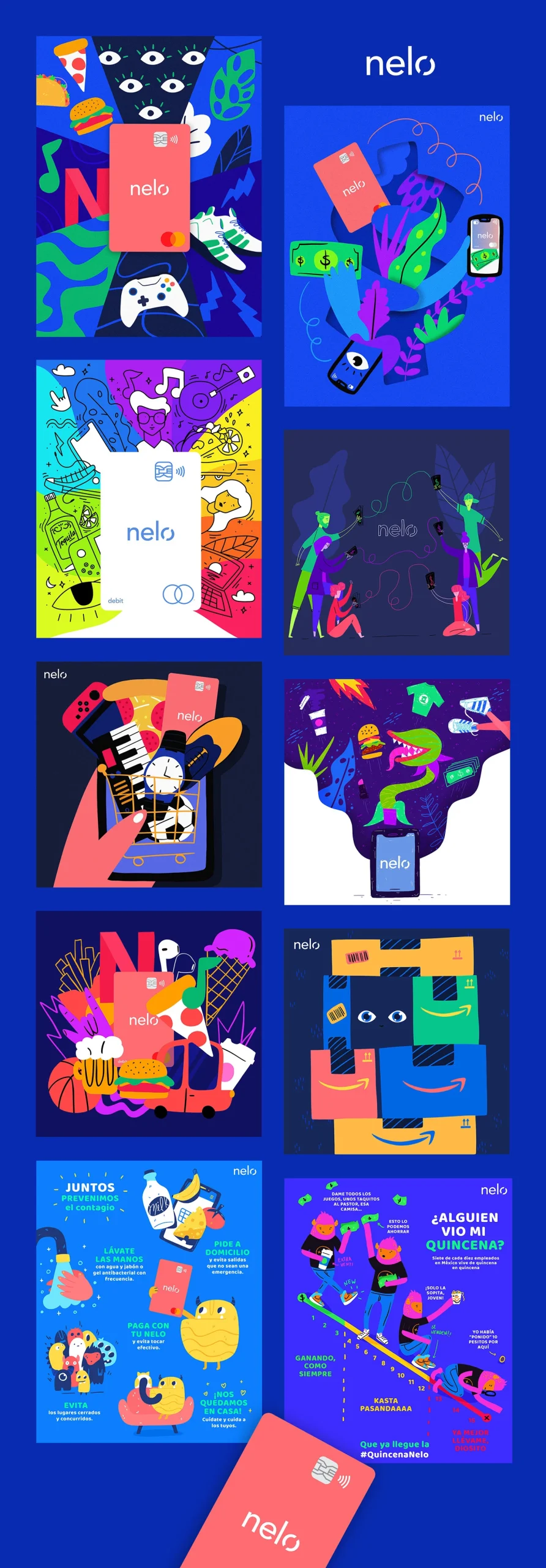 Nelo Social Media Illustration — Yeti Iglesias