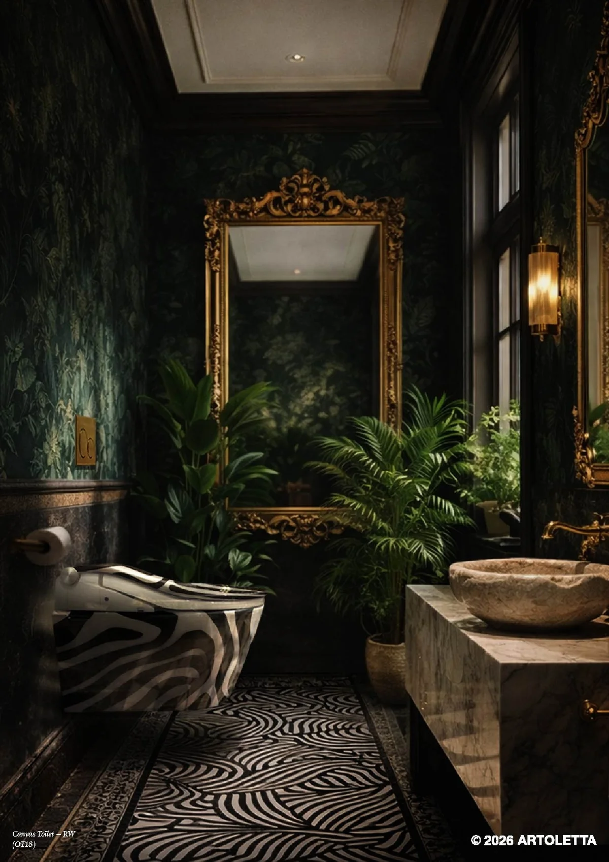 รายละเอียดลวดลายในดีไซน์ Mood Africa ของ ARTOLETTA