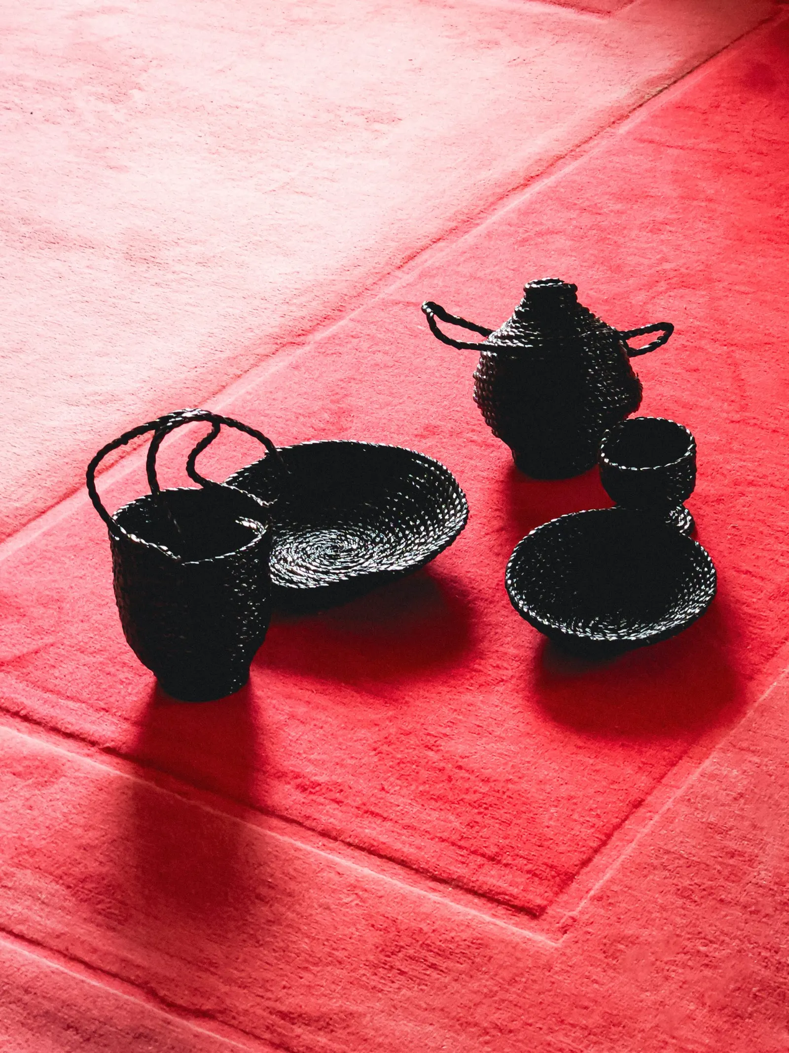 Lacquered Rope Vases — Zbeul Studio