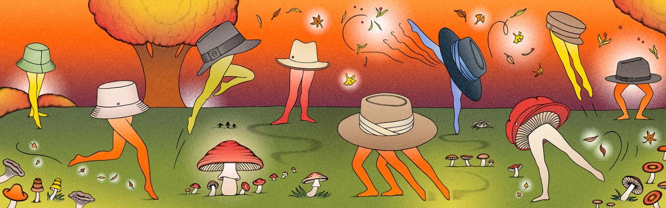 Lovers of a Feather — Linda Merad สำหรับ Hermès Interlude 2025