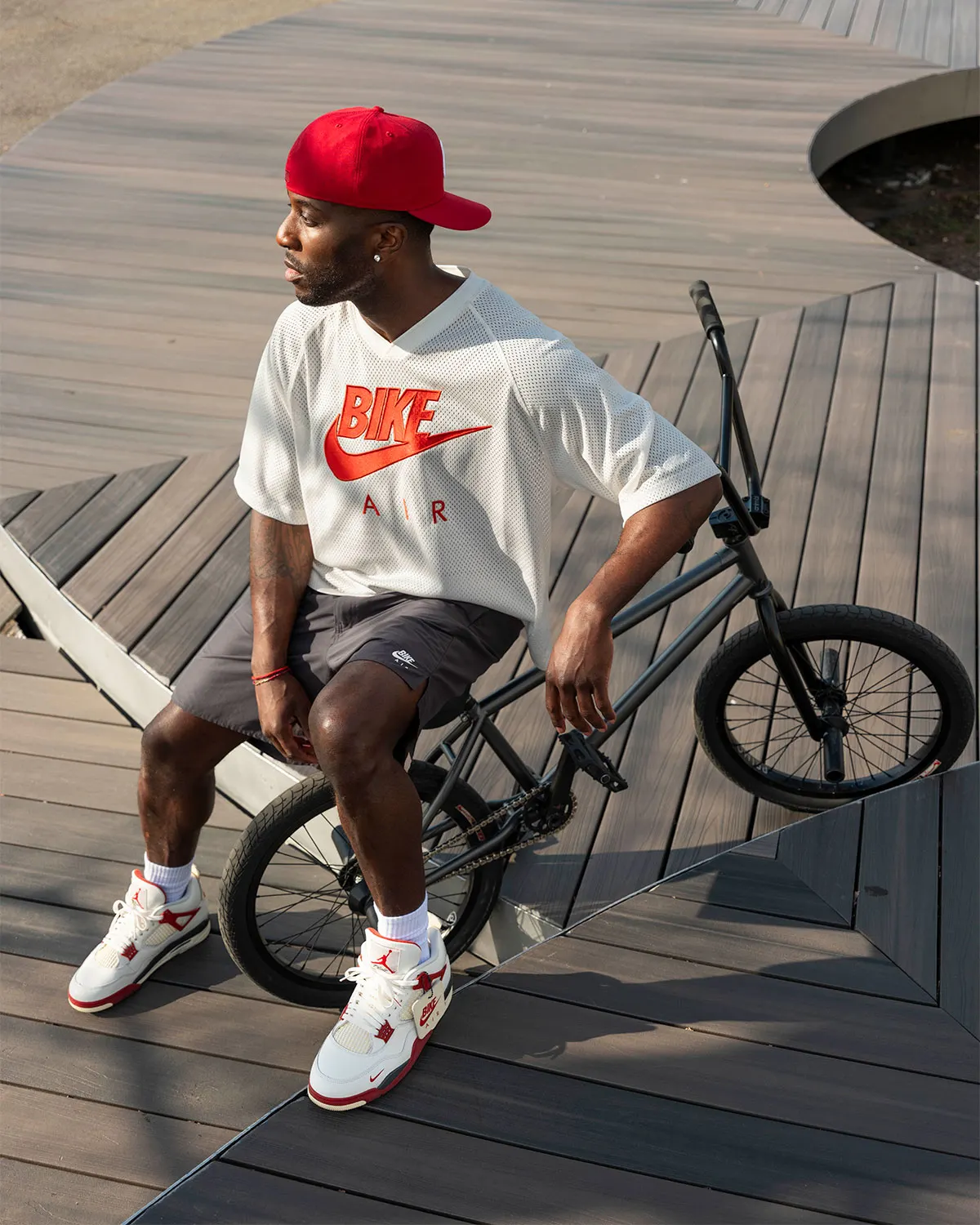 Air Jordan 4 Brick After Brick รายละเอียดดีไซน์ Bike Air