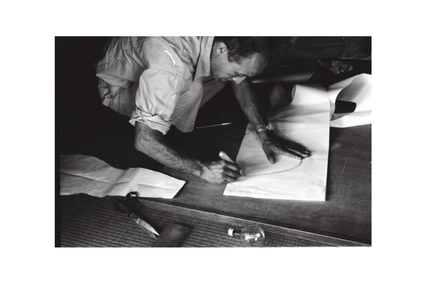 Akari light sculpture by Isamu Noguchi