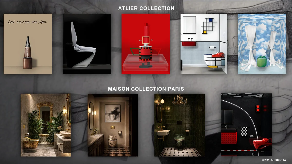 การจัดแสดงคอลเลกชัน ARTOLETTA ที่ปารีส เทียบระหว่าง Atelier และ Maison