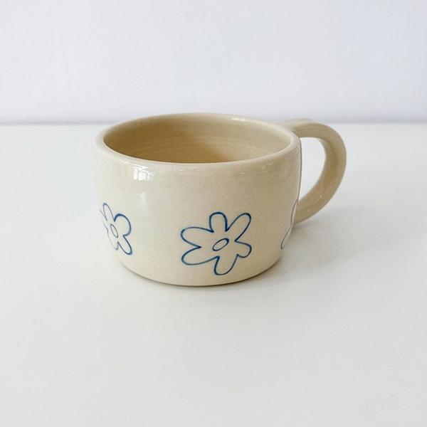 Blue Daisy Mug