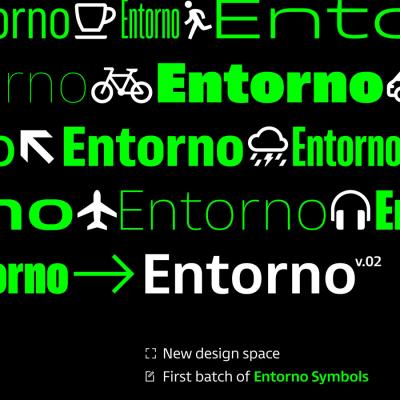 Entorno ฟอนต์ที่คิดเผื่อว่าเราไม่ได้ยืนอ่านป้ายจากมุมเดียวกัน