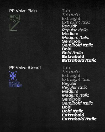 ฟอนต์ Valve ใช้รอยเว้าและช่องตัด เปลี่ยนน้ำเสียงของคำจากโครงข้างใน