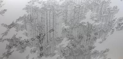 Daisuke Tajima วาดเมืองที่ไม่มีวันจบ ด้วยหมึกบนกระดาษทีละเส้น