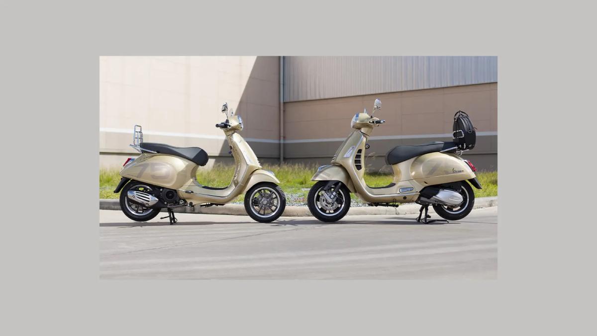 Vespa 75th Anniversary Special Edition มาพร้อมกับสีทอง Giallo 75th