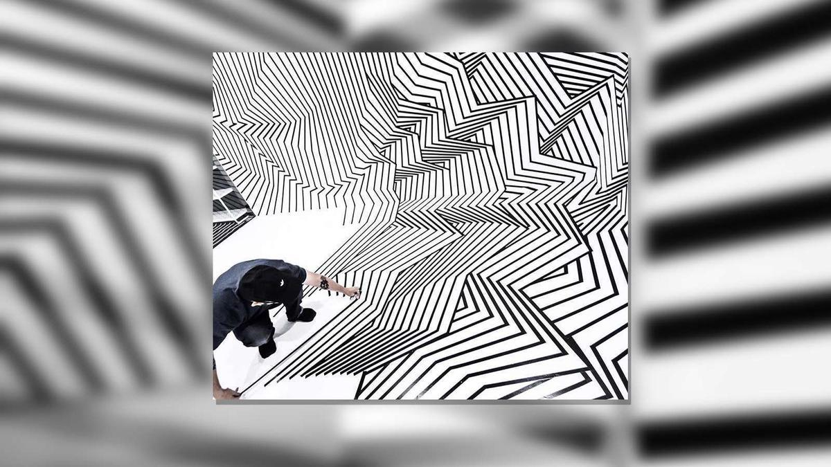 สร้างสรรค์ Illusion ด้วยเทคนิค Tape Installation ที่จะมาเติมมิติให้ผนังเปล่า