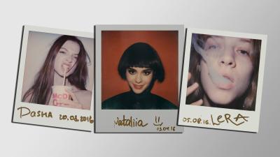 ภาพถ่ายจากกล้อง Polaroid คอนเซ็ป Super Model