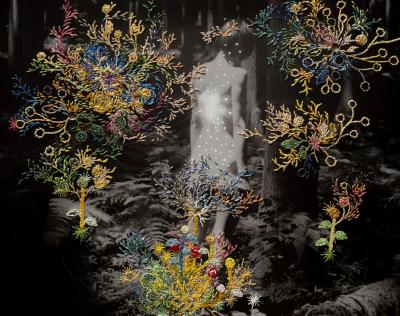 Takeshi Sumi ศิลปินที่เจาะรูและปักด้ายลงบนภาพถ่ายเพื่อปล่อยแสงข้างในออกมา
