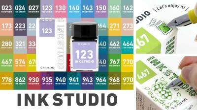 INK STUDIO เมื่อ Sailor เปลี่ยนขวดหมึกให้เป็นจานสีของนักวาด