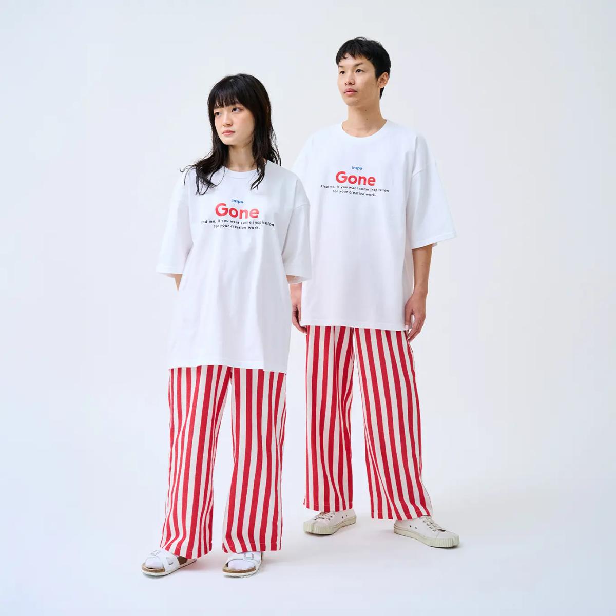 Large Striped Trousers – Red and White รูปที่ 2