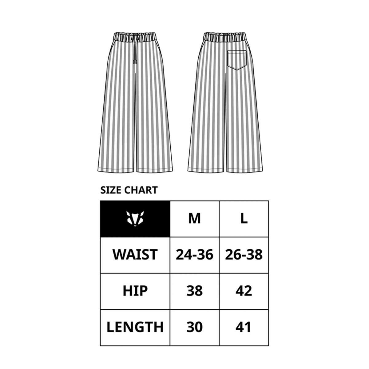 Inspo Gone Subtle Stripes Trousers – Light Blue รูปที่ 10