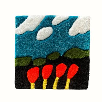 Red Tulip Rug 🌷