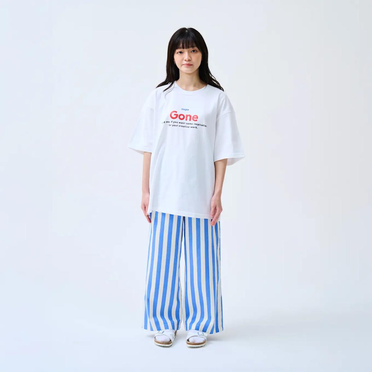 Inspo Gone Bold Stripes Trousers – Blue & White รูปที่ 5