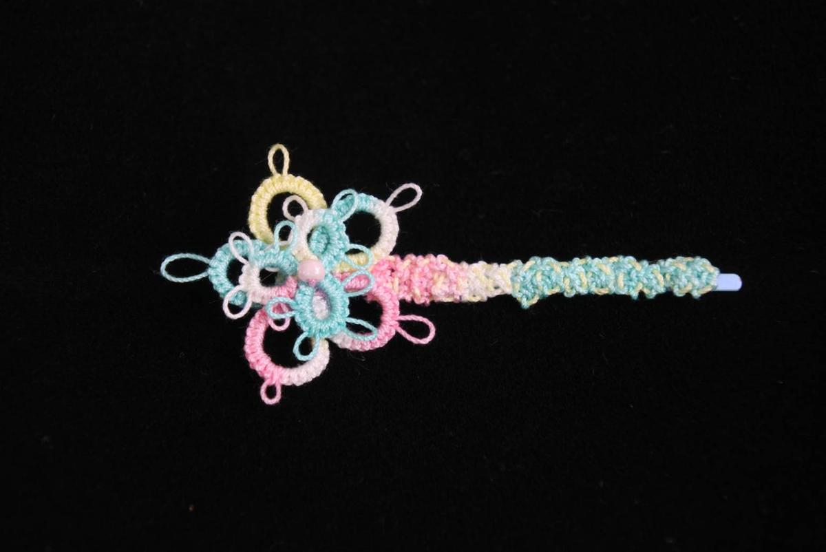 Tatting Hair Pin (Handmade 100%)