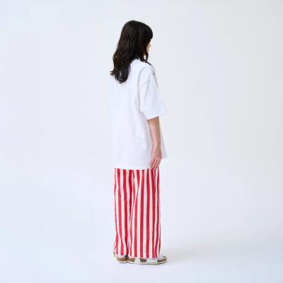 Large Striped Trousers – Red and White