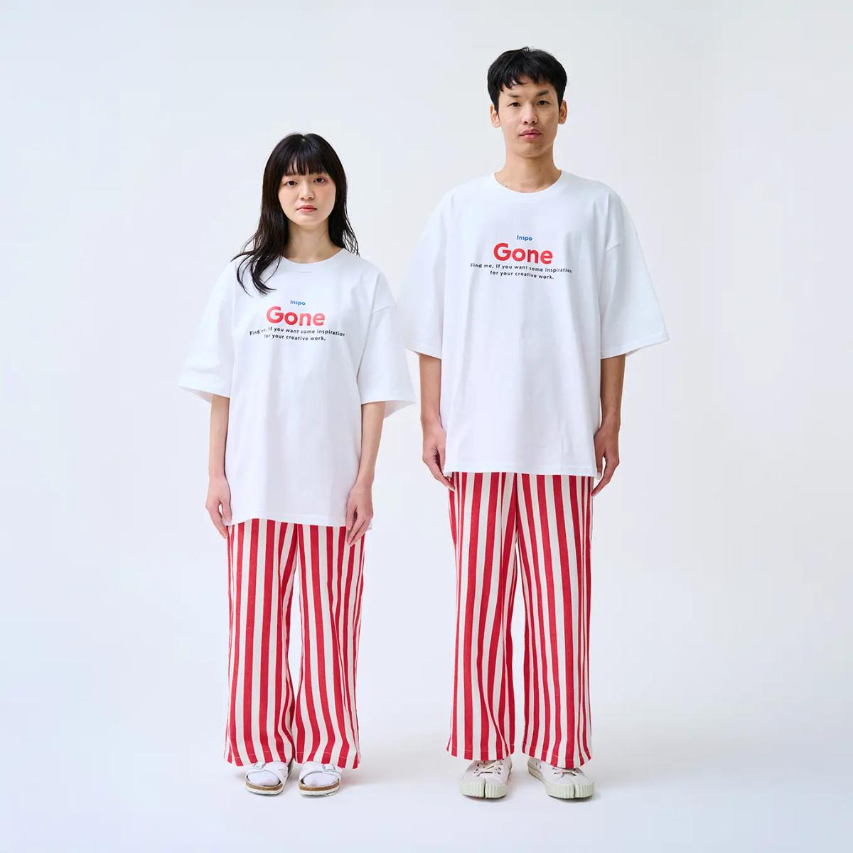 Large Striped Trousers – Red and White รูปที่ 7