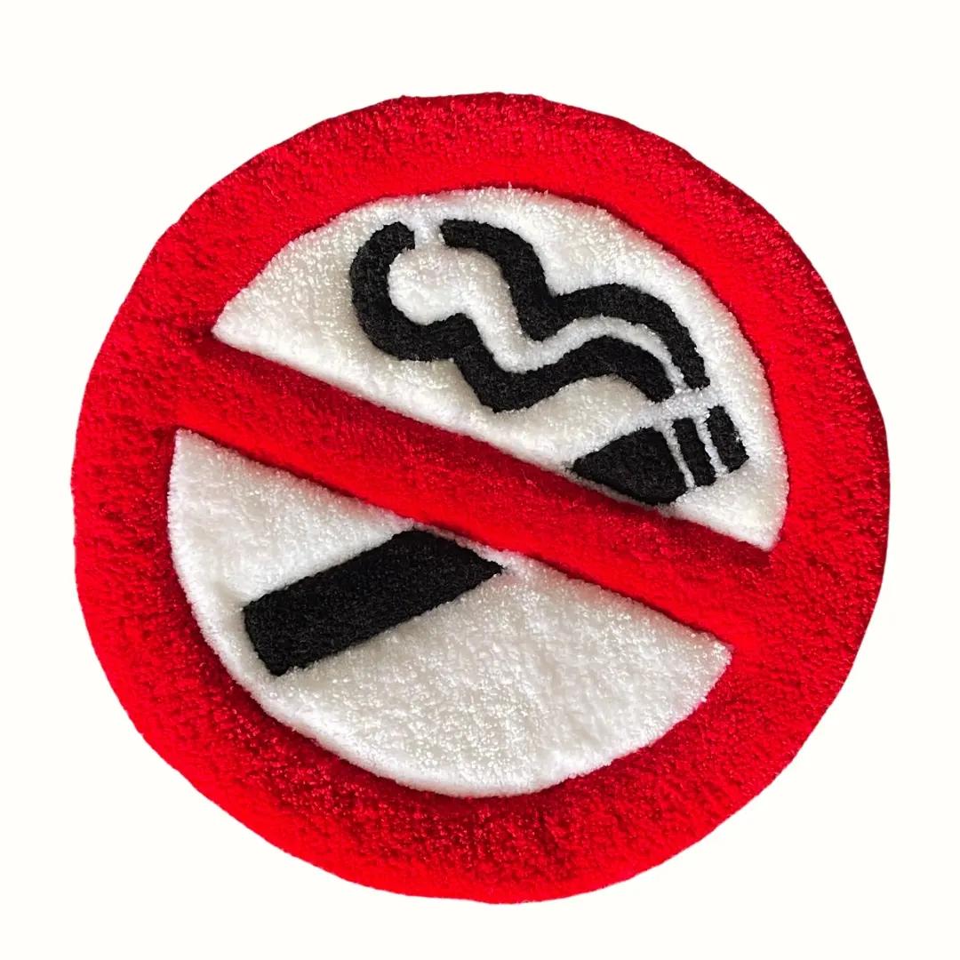 NO-SMOKING Area Sign Rug 🚭