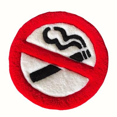 NO-SMOKING Area Sign Rug 🚭