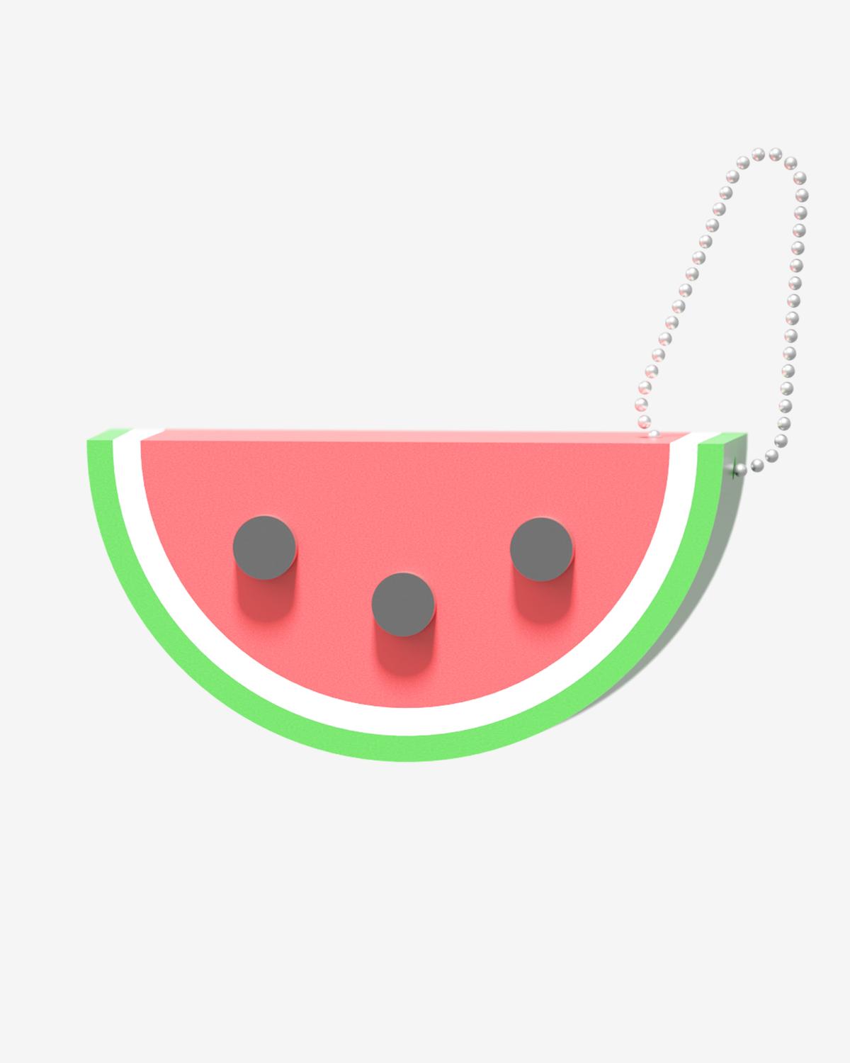 Watermelon Magnetic Keychain รูปที่ 1