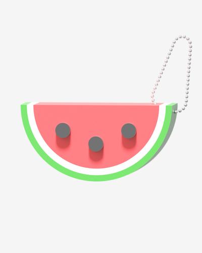 Watermelon Magnetic Keychain